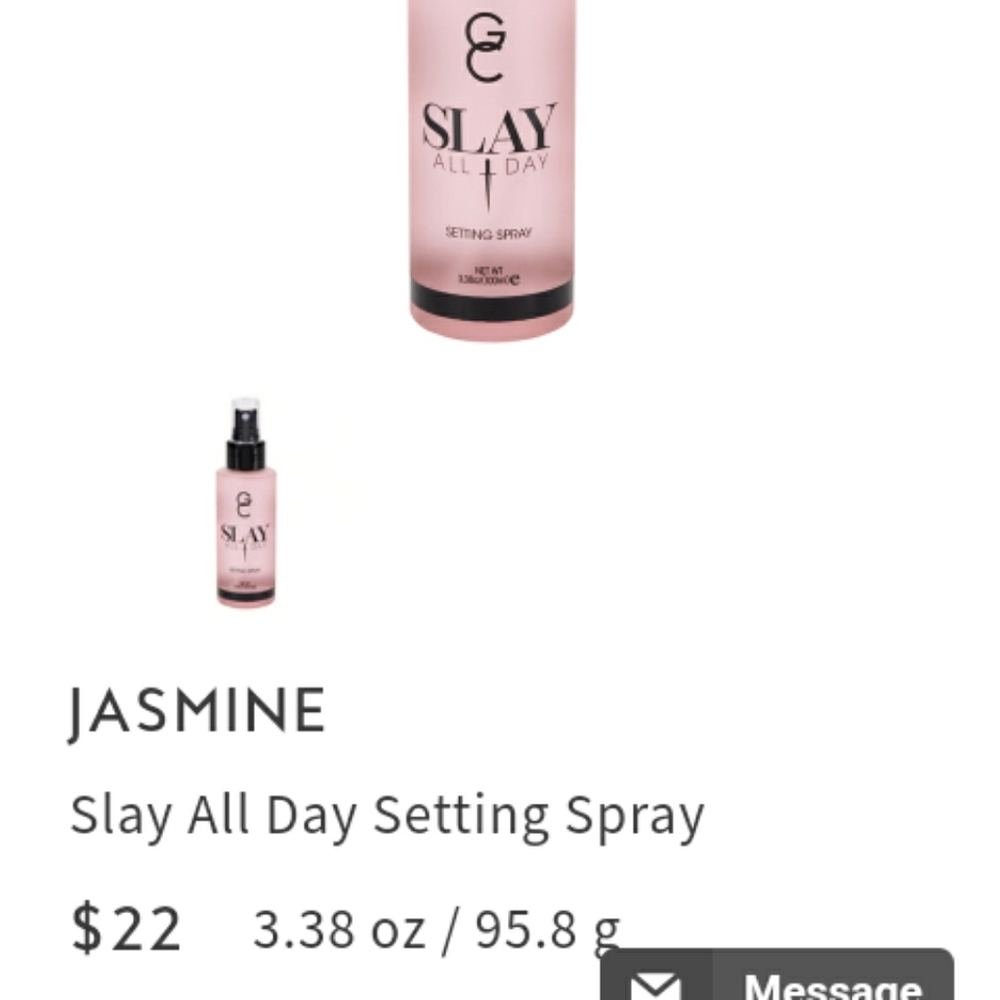 Gerald Cosmetics setting spray